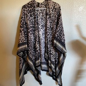 Leopard/ Cheetah print kimono